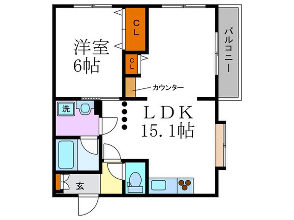 多蔵ハイツの物件間取画像